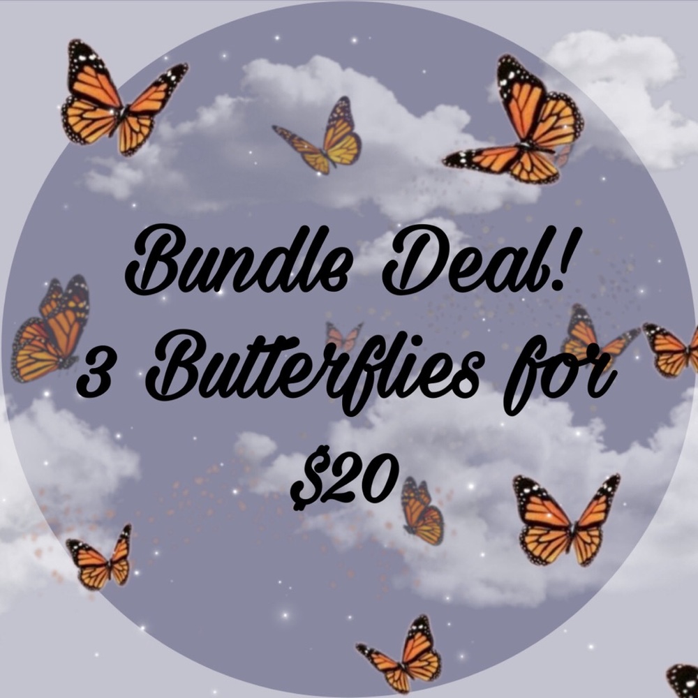 Moving Butter fly hair clip✨🦋 {3CT.}